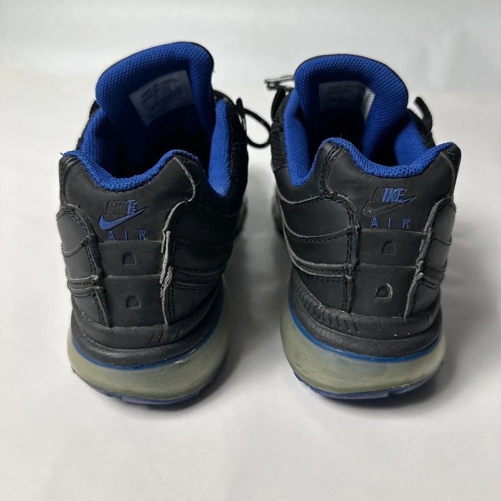 Nike Air Max 97 Triple Black And Blue Mens Size 9 2010 397252-041 Sneaker